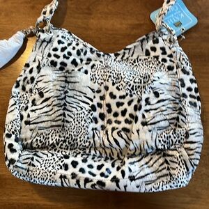 Kathy Van Zeeland Animal Print Handbag